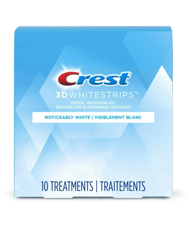 P&G - Crest 3D Whitestrips, Noticeably White, 10ct/pk, 8pk/cs
