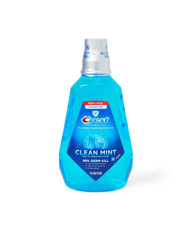 P&G - Crest ProHealth Rinse, Clean Mint, Alcohol-Free, 1.5 lt, 4/cs