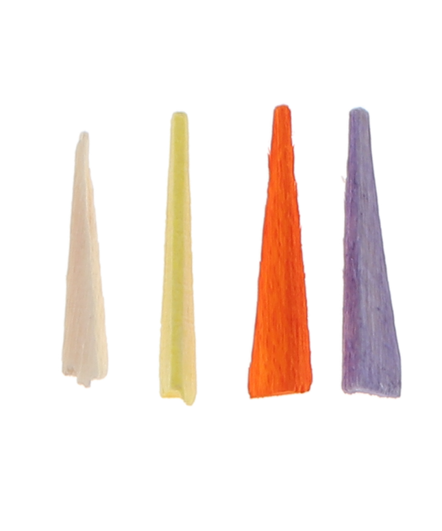HSB - Wooden Wedges Assorted, Colored. 100/Pk (Equiv WaterPik #061205-000)