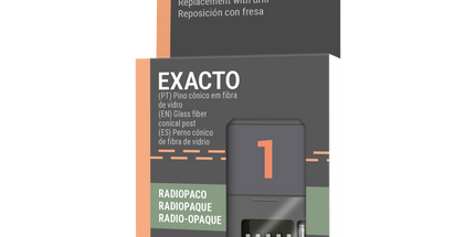 Angelus - Exacto Translucent Posts Trial Kit #1. 5 posts & 1 bur