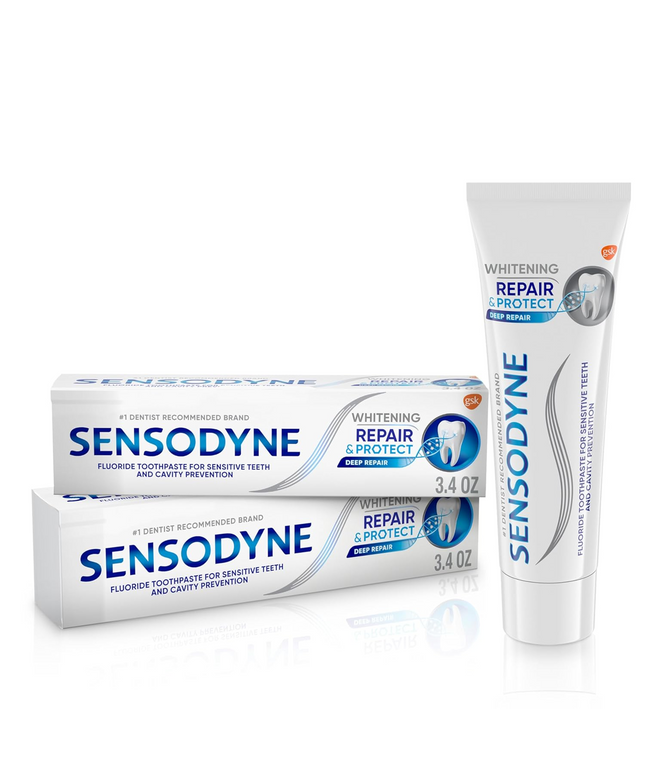 Sensodyne? Repair & Protect Whitening Toothpaste, 3.4 oz. tube, 12/cs.