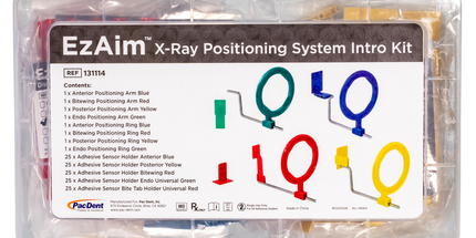 Pac-Dent - Ezaim X-Ray Positioning System Intro Kit. Includes: 4 X Positioning Arms