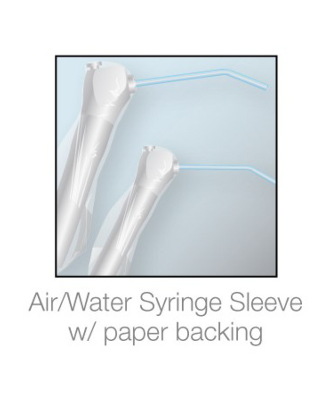 Pac-Dent - 2.5" x 10" Clear Air/Water Syringe Sleeve with Pre-Cut Opening 500/Bx