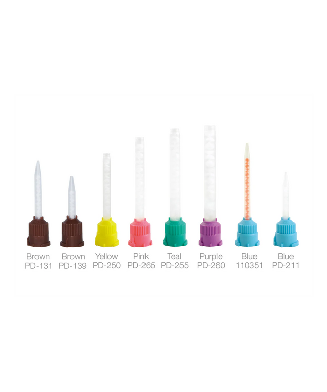 Pac-Dent - C&B Prompt Blue Mixing Tips for Temporary Crown and Bridge Material, Package