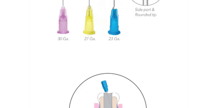 Pac-Dent - OptiProbe, Endo Irrigation Needles, Side-Vent, 30 Ga, Purple, 100/Pk
