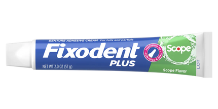 P&G - Fixodent Plus Scope Denture Adhesive 2oz Tube 24/Case (replaces PROC-80362547).