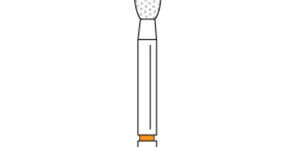 Premier - Two Striper Ztech Diamond Bur Friction Grip 550.8ZF 5PK