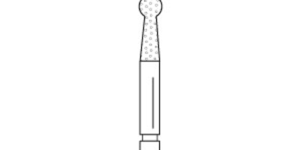 Premier - Two Striper Ztech Diamond Bur Friction Grip 125NZF 5PK