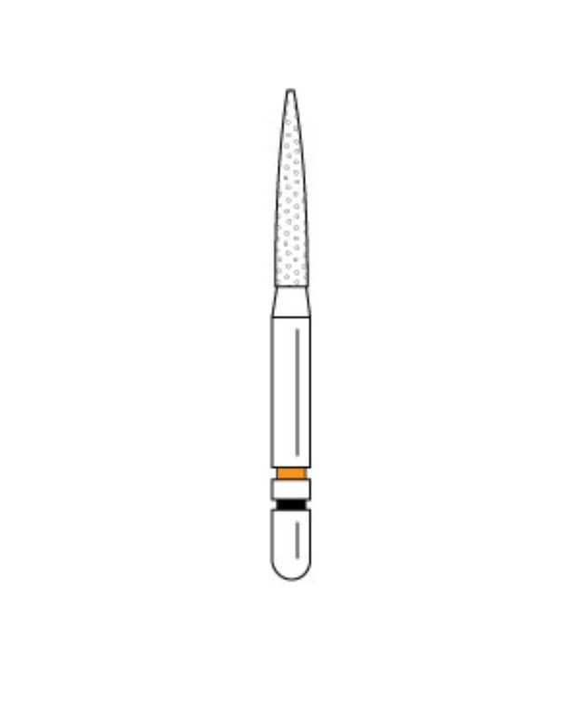 Premier - Two Striper Ztech Diamond Bur Friction Grip L260.8ZF 5PK  (replaces PR-2015883)