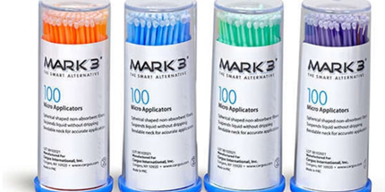 Mark3 - Disposable Micro Applicators Regular 400/pack Non-Linting Non Absorbent Applicators Are