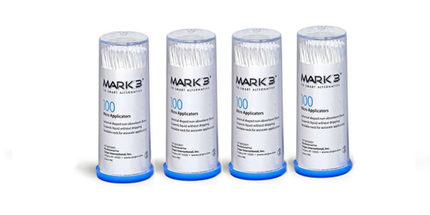 Mark3 - Disposable Micro Applicators Super Fine White 400/pack Non-Linting Non-Absorbent