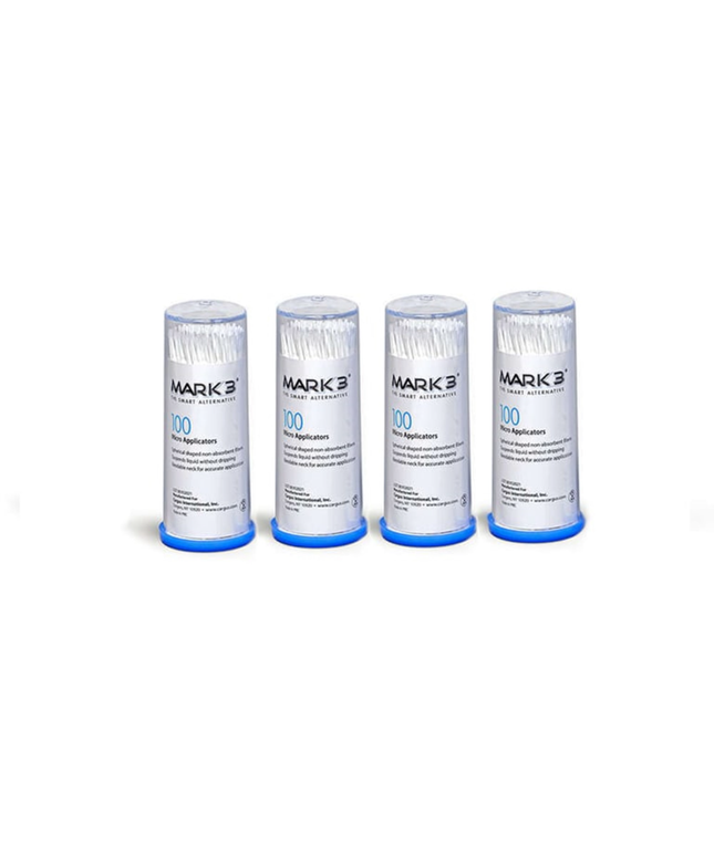 Mark3 - Disposable Micro Applicators Super Fine White 400/pack Non-Linting Non-Absorbent
