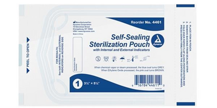 Dynarex - Sterilization Pouches, 3.5" x 5.25", 200/Pk