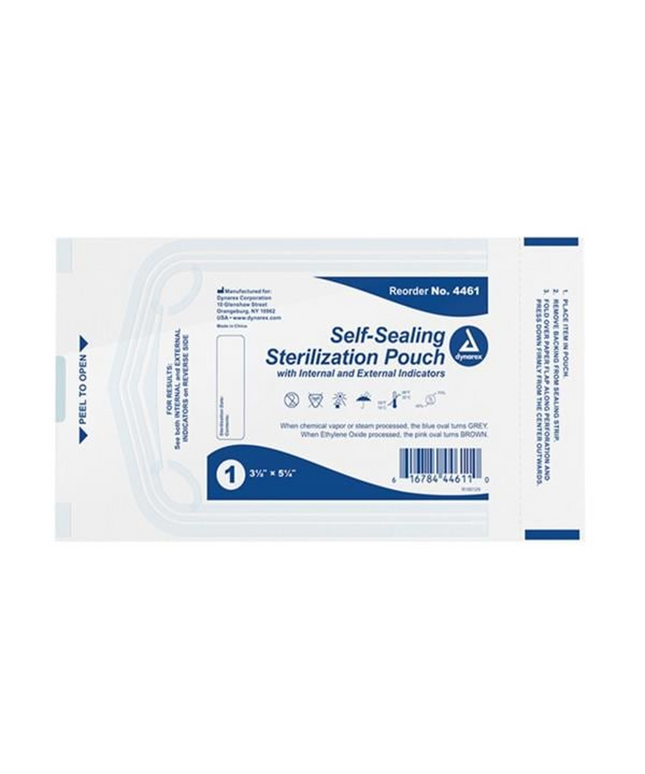 Dynarex - Sterilization Pouches, 3.5" x 5.25", 200/Pk