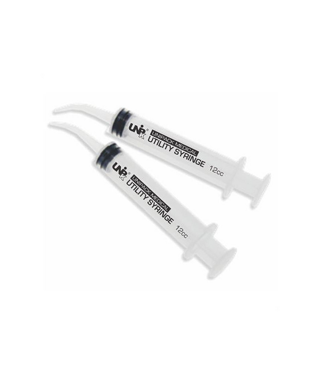 Dukal - Dukal Utility Syringes, Curved, 12Cc, 50/Bx, 10 Bx/Cs