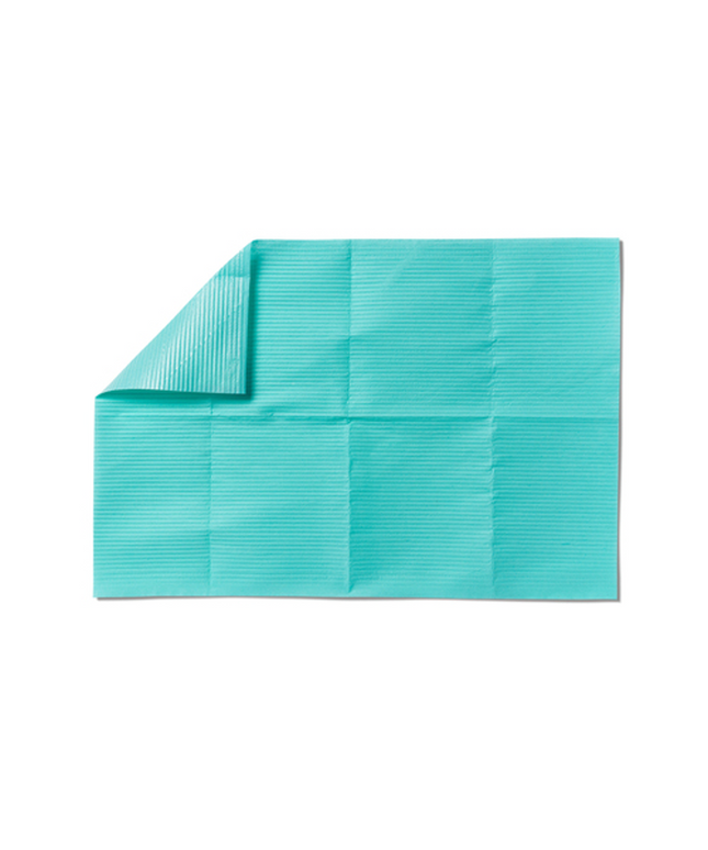 Quala - Bib 3-Ply Aqua 500/Cs