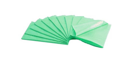 Quala - Bib 3-Ply Green 500/Cs