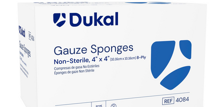 Dukal - Gauze Sponge, 4" x 4", Non-Sterile, 8-Ply, 4000/case