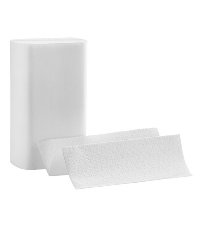 Georgia Pacific - Premium Multifold Paper Towels, 2-Ply, Paper Band, White, 9?" x 9?" Sheets, 125 ct/pk, 16 Pk/Cs