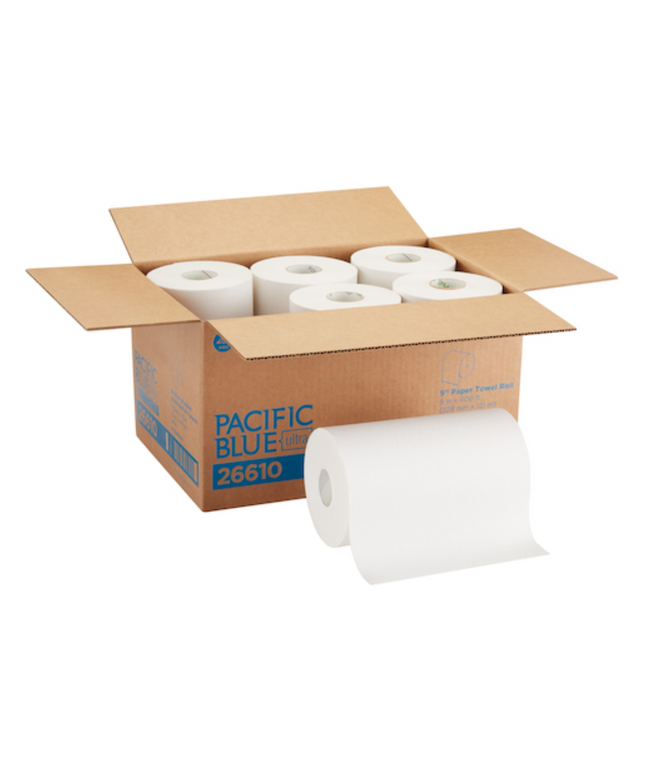 Georgia Pacific - Pacific Blue Ultra? Paper Towels, Roll Towel, White High Capacity, 6 Cs