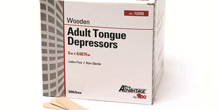ProAdvantage - 6'' x 11/16''  Tongue Depressor, box of 500