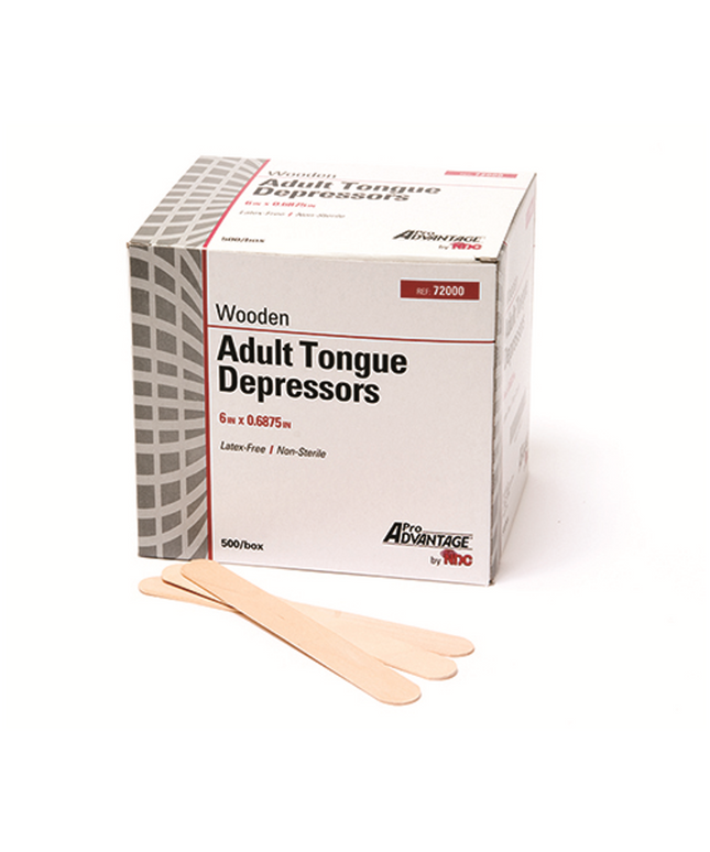 ProAdvantage - 6'' x 11/16''  Tongue Depressor, box of 500
