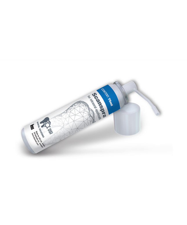 DSI - Intraoral Scan Spray For 3D Cad/cam Digital Scanning 75 Ml | Surface Matting