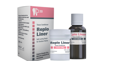 DSI - Repio Sofy Liner & Tissue Conditioner Kit: 30G Powder Polymer 20Ml Liquid Monomer