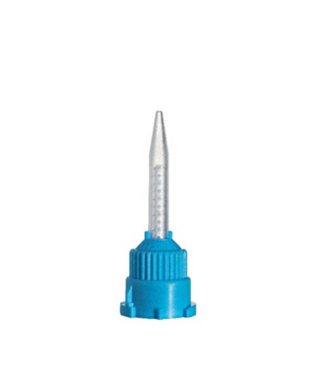 Hygedent - Hexa Acrylic Crown & Bridge T-Mixer Mixing Tips 25/pack 1:1 2:1 Ratio Blue/clear 3.2Mm