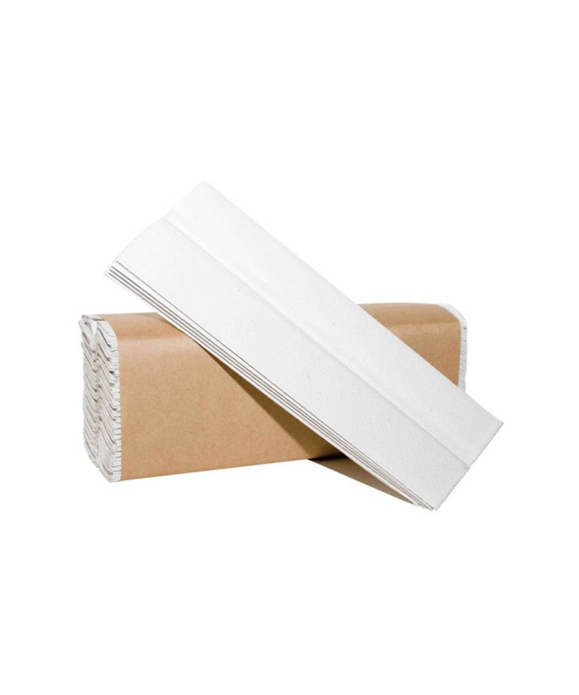Mark3 - C-Fold Towels White Recycled 1-Ply 2400/cs.
