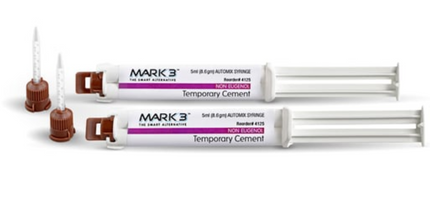 Mark3 - Temporary Cement NE Automix Syringe 5ml. 2/bx. + 20 Mixing Tips
