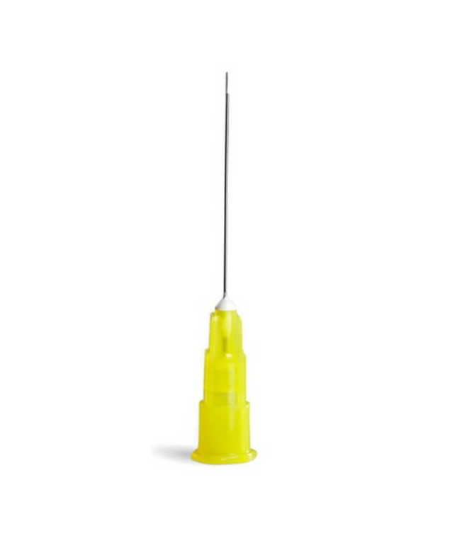 Mark3 - Luer Lock Endo Irrigation Needle 27ga. Notched Yellow Hub 100/bx.