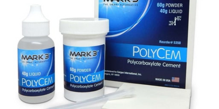 Mark3 - PolyCem Polycarboxylate Cement 60gm. Powder & 40gm. Liquid