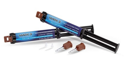 Mark3 - Core Build Up A3 Automix Syringe 5ml. 2/bx. + 10 Mixing Tips & Intra-Oral Tips