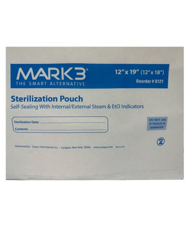 Mark3 - Self Seal 12" x 19" (12" x 18") Sterilization Pouches 200/bx. ? MARK3?*