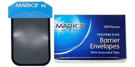 Mark3 Psp Phosphor Plate Barrier Envelopes Size #2 31X41Mm 100/pack Quick Tear-Off Opening