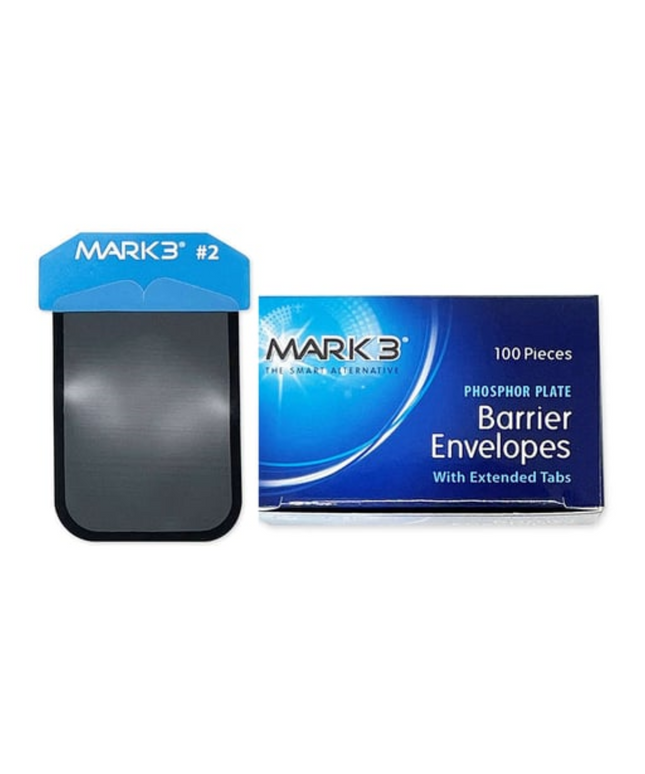 Mark3 Psp Phosphor Plate Barrier Envelopes Size #2 31X41Mm 100/pack Quick Tear-Off Opening