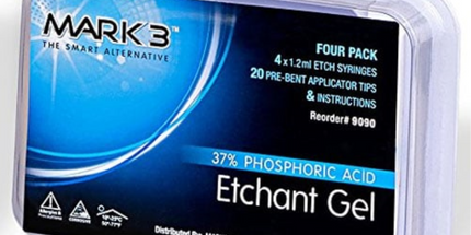 Mark3 - Etchant Gel 37% 4/bx. (4x1.2ml Syr. & 20 Tips)