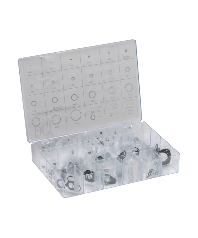 DCI - Dental O-Ring Kit. Includes 360 Rings 12 Each Of 30 Common Sizes For Replacement International - 8067