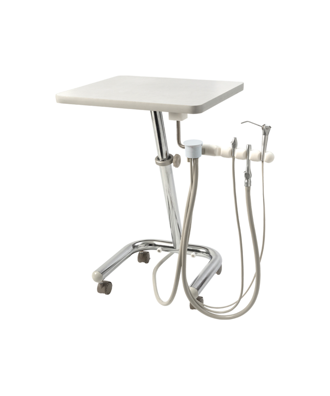 DCI - Operatory Support Cart W/assistant's Package U-Frame. With Hve/se Triple syr International - Pn 4220