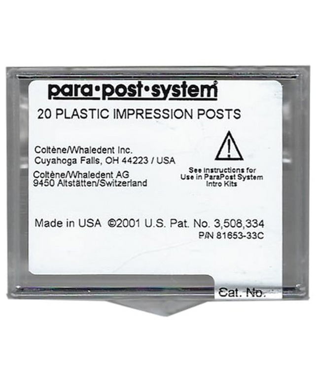 Coltene - Parapost Plastic Impression Posts (.045''/1.14Mm), 20 Pcs