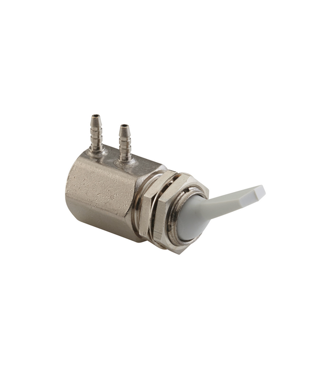 DCI - Toggle Valve, Side Port, 3-Way, Gray