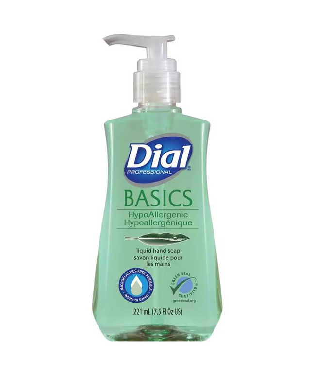 DialPro Basics Hand Soap, Liquid, 7.5 oz, Pump, 12/cs