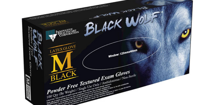 Ihc Black Wolf Latex Medium 100/Bx