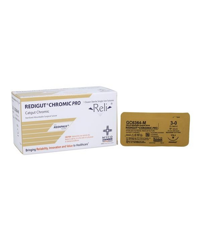 Myco Medical - Reli Redigt Chr 3-0 Mfs-2  18'' 12/Box