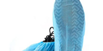 Plasdent - Elastic Shoe Cover, Blue, Box Of 100
