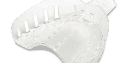 Plasdent - #X1 X-Large Upper, Crystal Clear, (12Pcs/Bag)