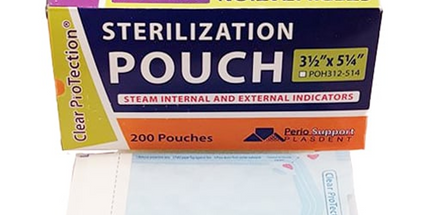 Plasdent - Autoclave Pouches 3 ?" X 5 ?" 200/Bx