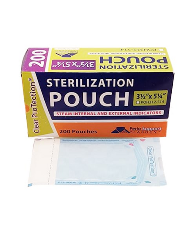 Plasdent - Autoclave Pouches 3 ?" X 5 ?" 200/Bx