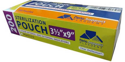Plasdent - Autoclave Pouches 3.5' X 9' 200Bx